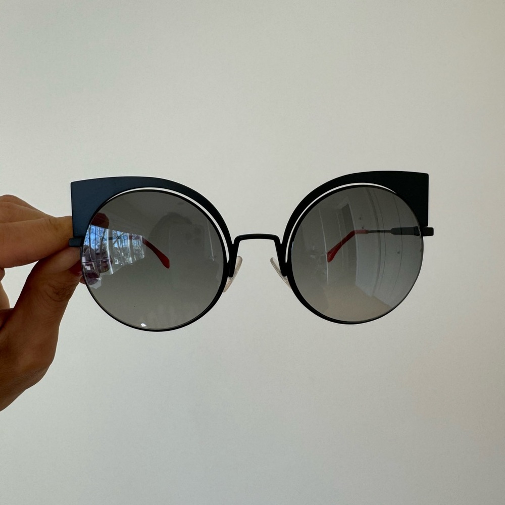 FENDI FF 0177/S CAT EYE SUNGLASSES - Edgy style that was all over the runways